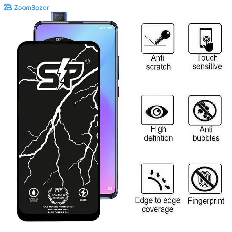 گلس اپیکوی مدل SP Factory مناسب برای گوشی موبایل شیائومی Mi 9T/Mi 9T Pro — تصویر ۴