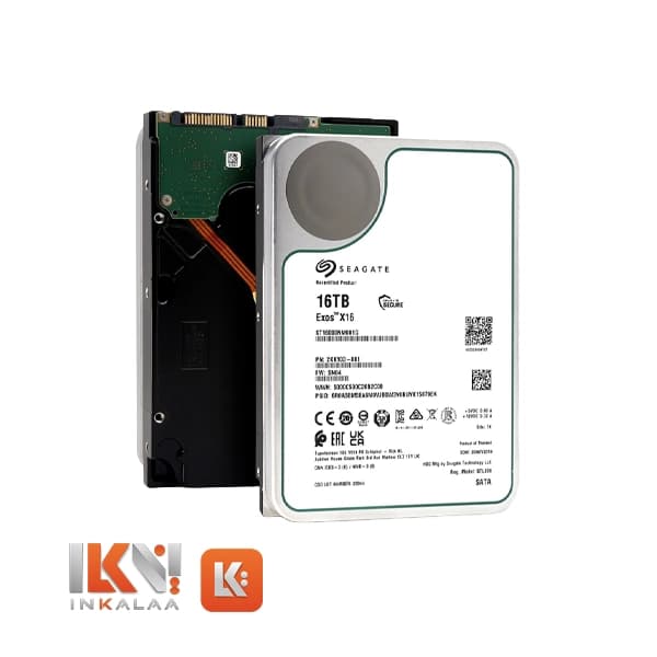 هارددیسک اینترنال HDD ظرفیت 16 ترابایت سیگیت Exos X16 مدل ST16000NM000J — تصویر ۲