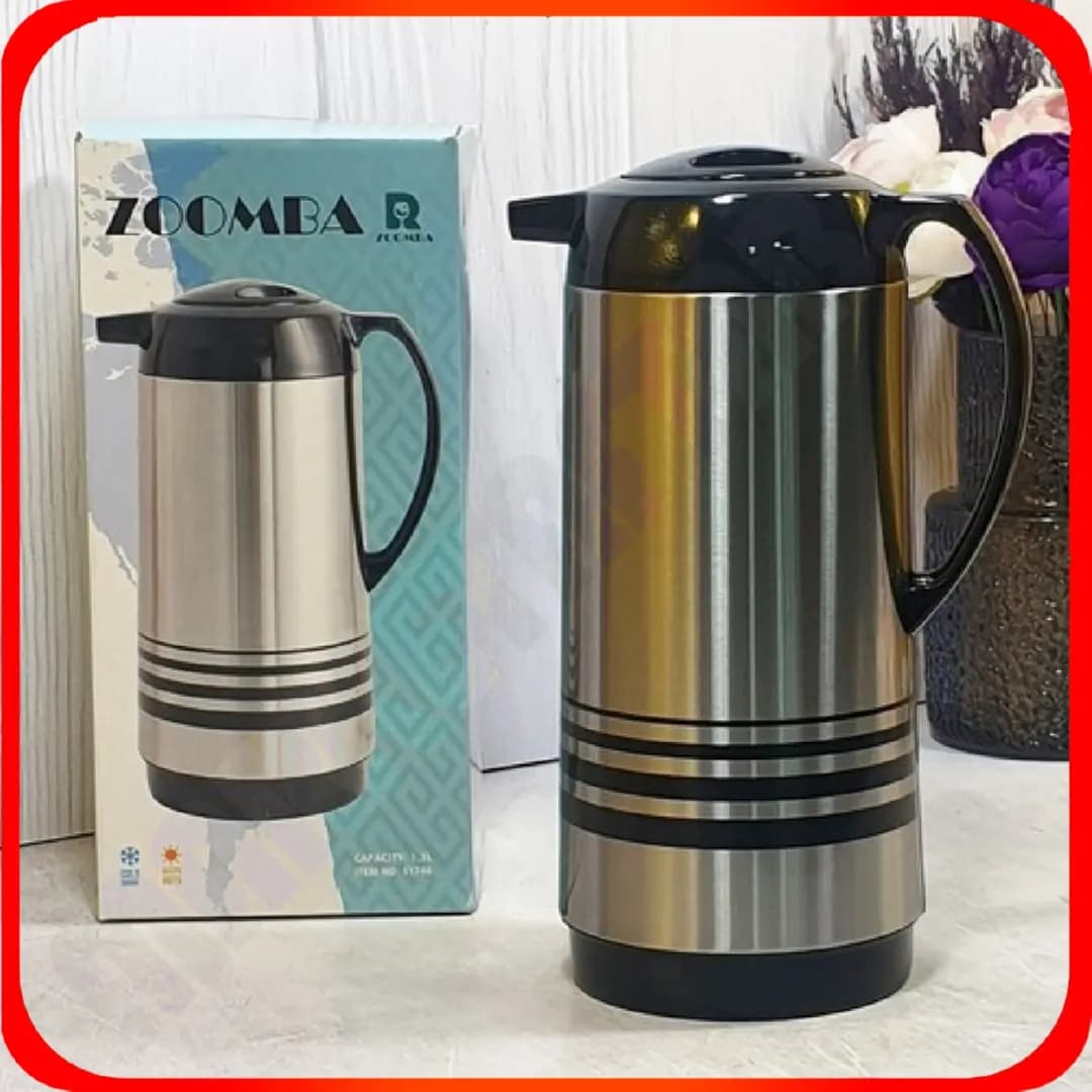 فلاکس 1.3 لیتری شیشه صورتی خطی ساده زومبا مدل S1746