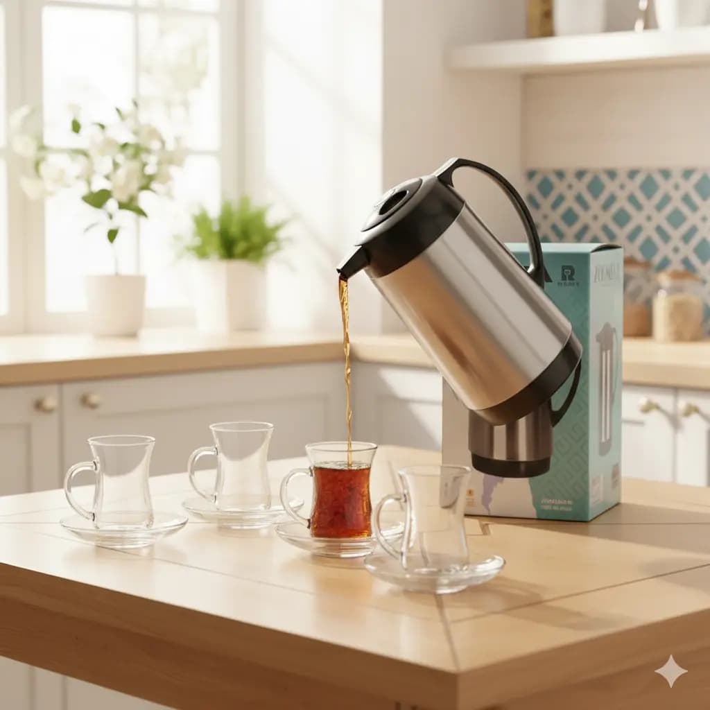 فلاکس نیم لیتری شیشه صورتی زومبا مدل S1746 ساده — تصویر ۳