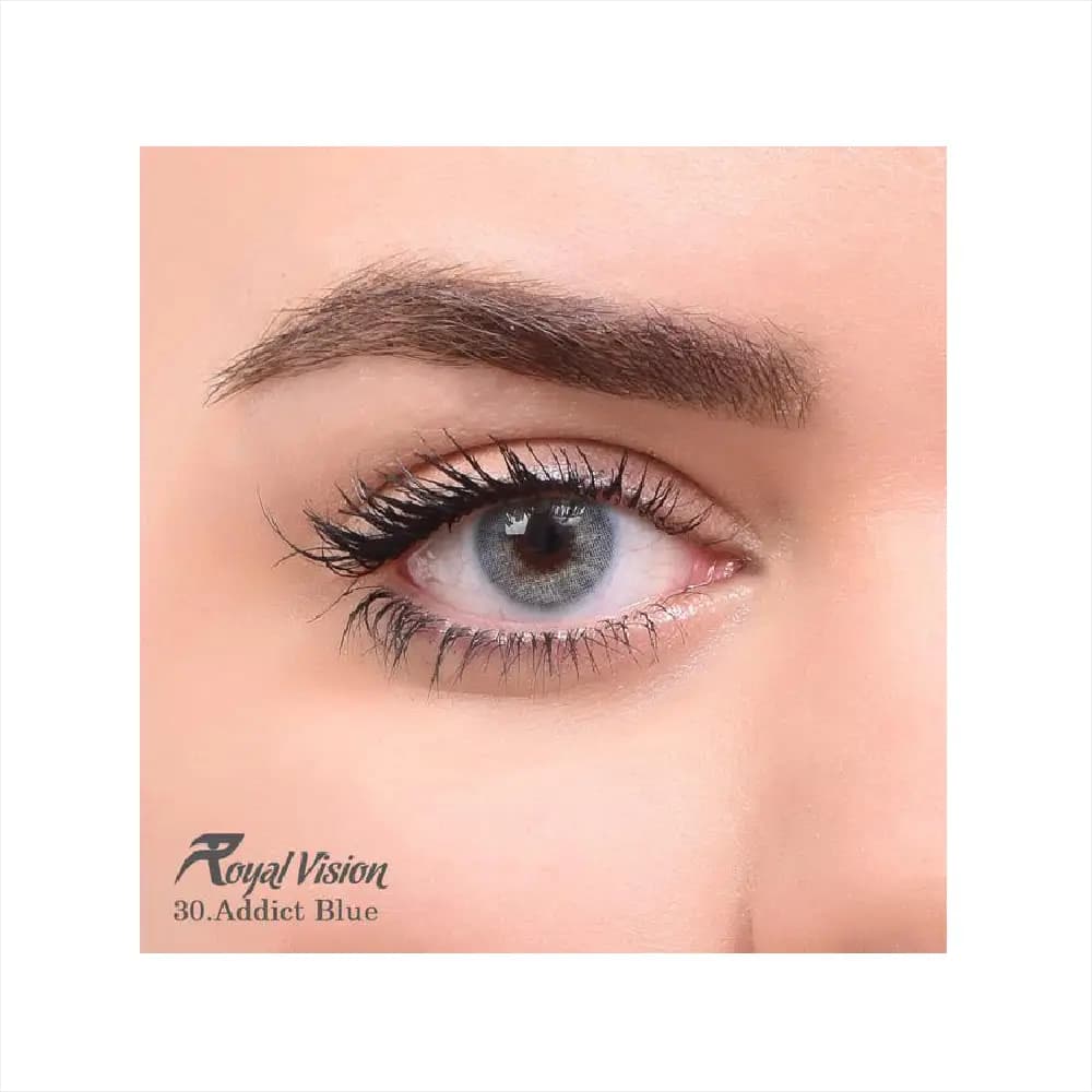 لنز رنگی رویال ویژن Royal Vision Daily Lens 30 Addict Blue