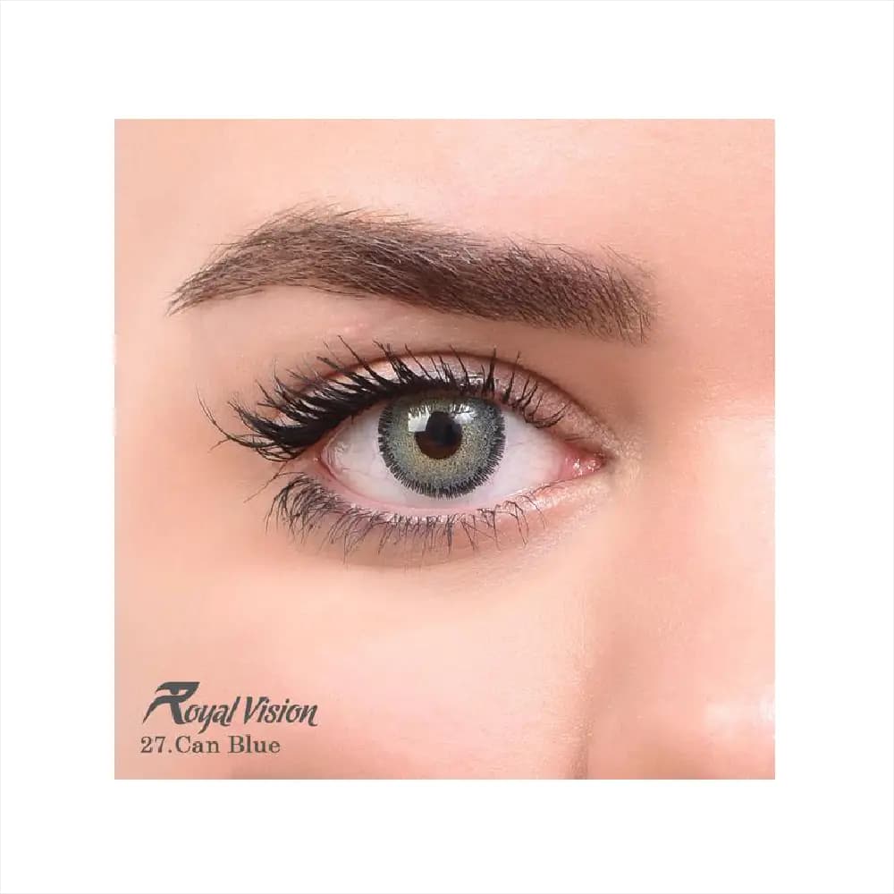 لنز رنگی رویال ویژن Royal Vision Daily Lens 27 Can Blue
