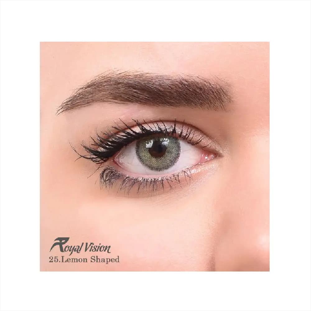 لنز رنگی رویال ویژن Royal Vision Daily Lens 25 Lemon Shaped