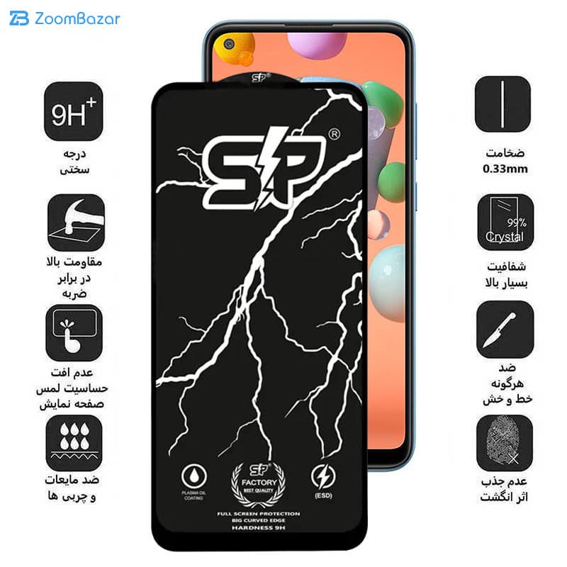 گلس اپیکوی مدل SP Factory مناسب برای گوشی موبایل سامسونگ Galaxy A11/M11 — تصویر ۵