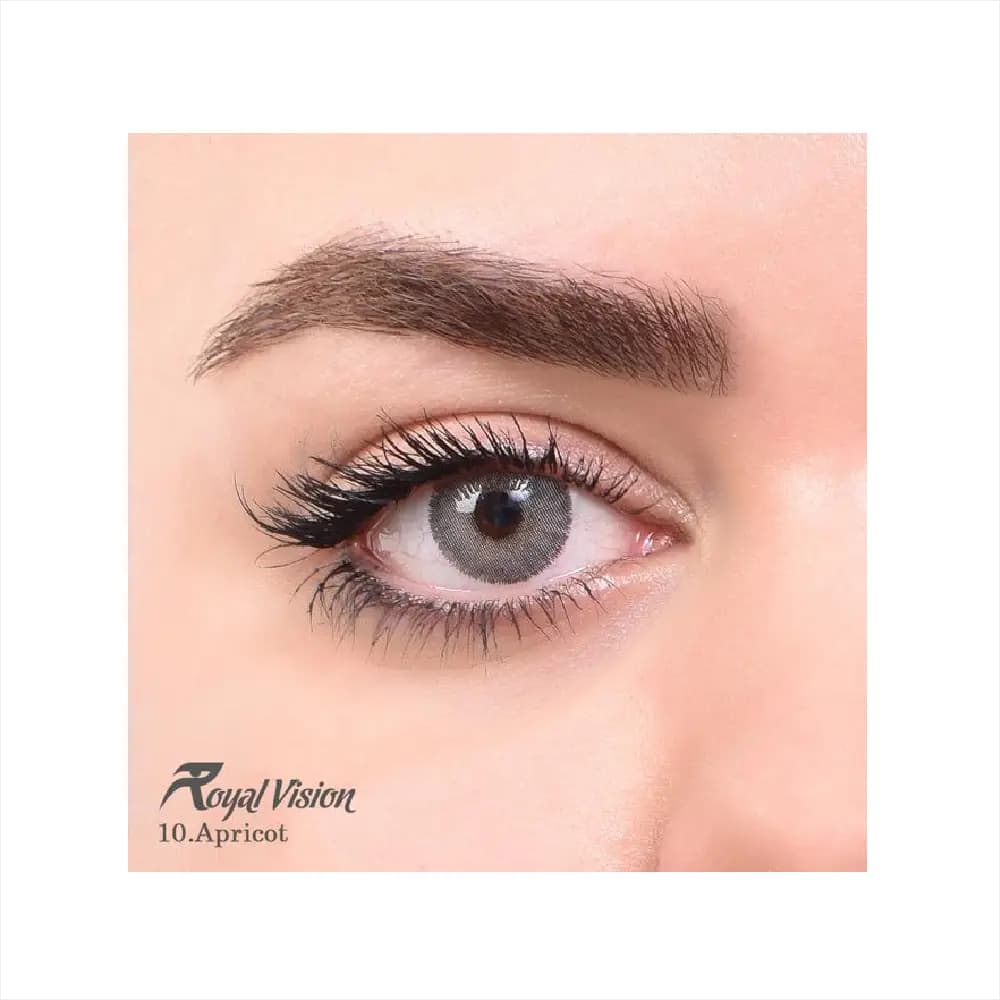 لنز رنگی رویال ویژن Royal Vision Daily Lens 10 Apricot