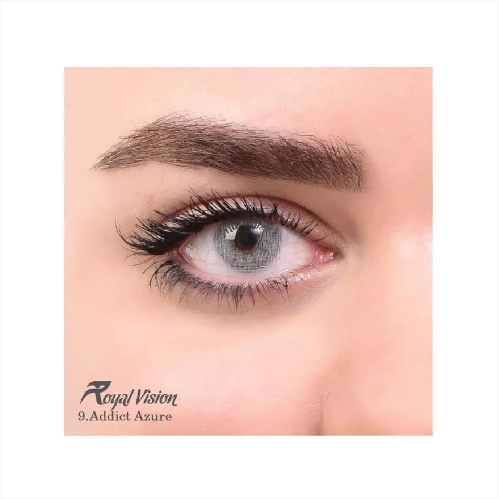 لنز رنگی رویال ویژن Royal Vision Daily Lens 09 Addict Azure