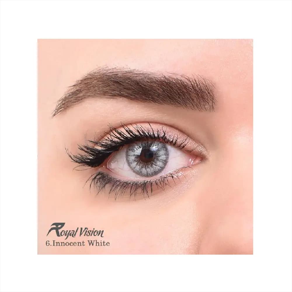 لنز رنگی رویال ویژن Royal Vision Daily Lens 06 Innocent white