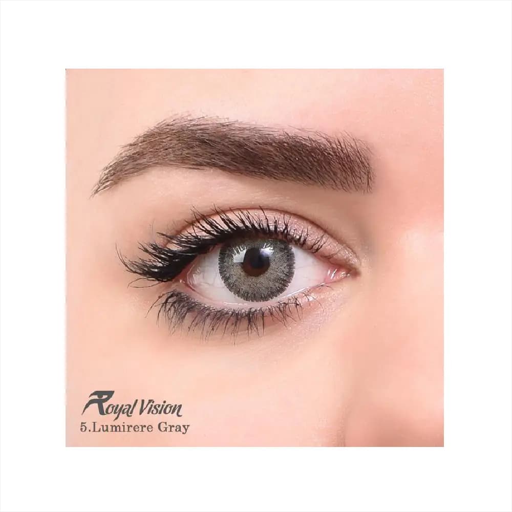 لنز رنگی رویال ویژن Royal Vision Daily Lens 05 Lumirere Gray