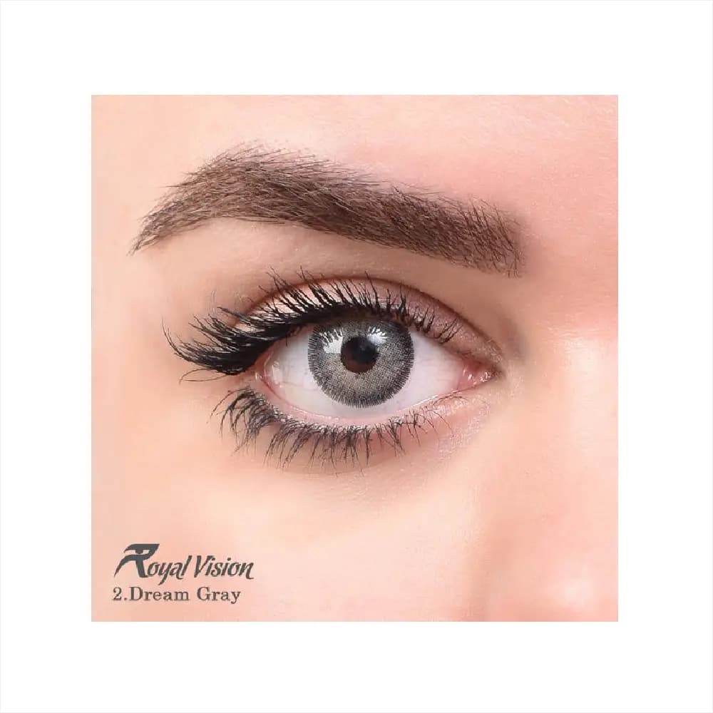 لنز رنگی رویال ویژن Royal Vision Daily Lens 02 Dream Gray