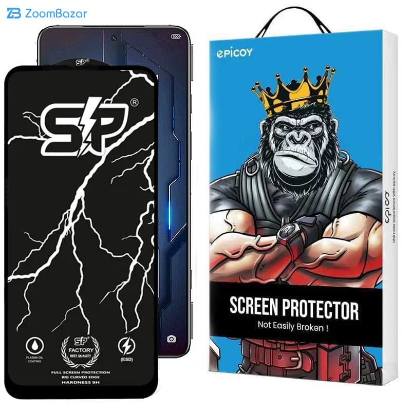 گلس اپیکوی مدل SP Factory مناسب برای گوشی موبایل شیائومی Black Shark 5 Pro 5G/ Shark 5 5G/ Shark 4 Pro 5G/ Shark 4 5G/ Shark 3 5G/ Shark 3S 5G — تصویر ۲