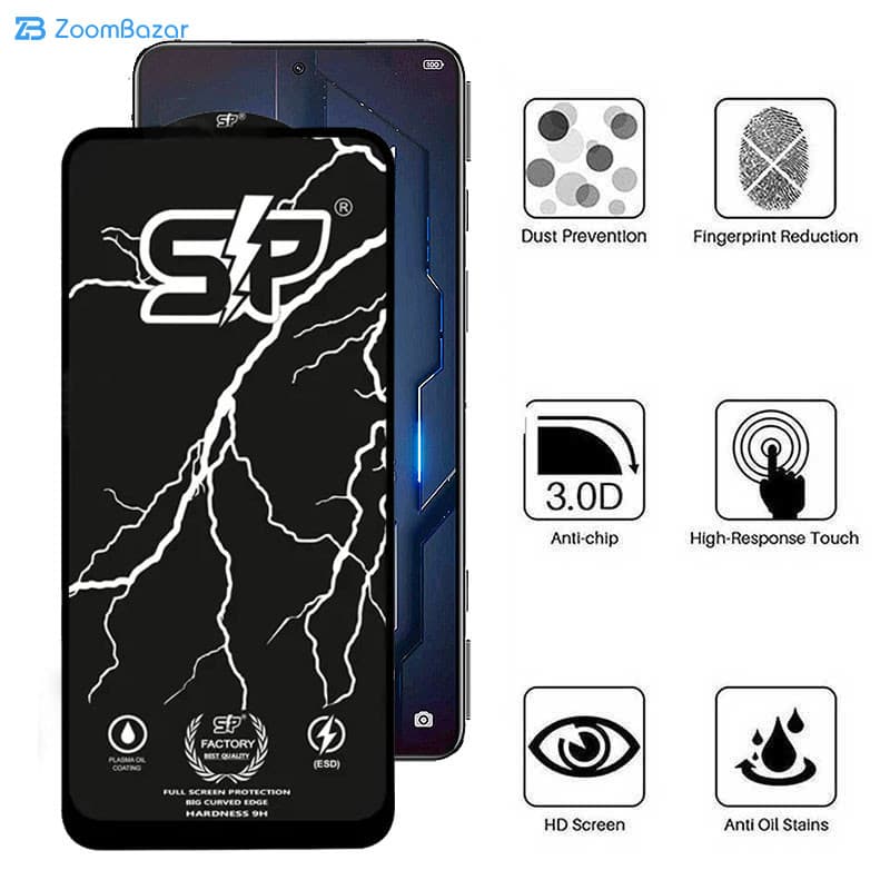 گلس اپیکوی مدل SP Factory مناسب برای گوشی موبایل شیائومی Black Shark 5 Pro 5G/ Shark 5 5G/ Shark 4 Pro 5G/ Shark 4 5G/ Shark 3 5G/ Shark 3S 5G — تصویر ۳