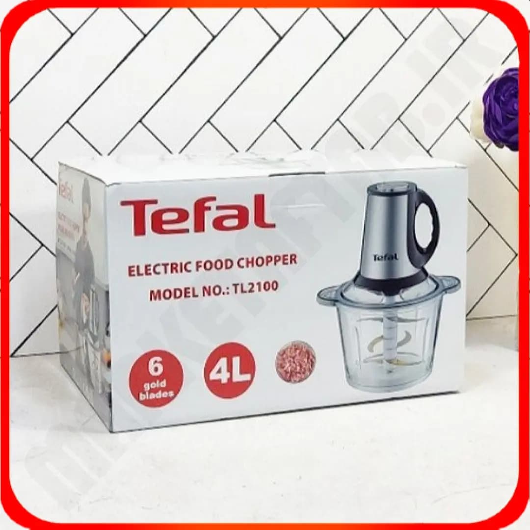 خردکن تفال TL_2100 | 6 تیغه طلایی | 4 لیتر | بدنه پیرکس