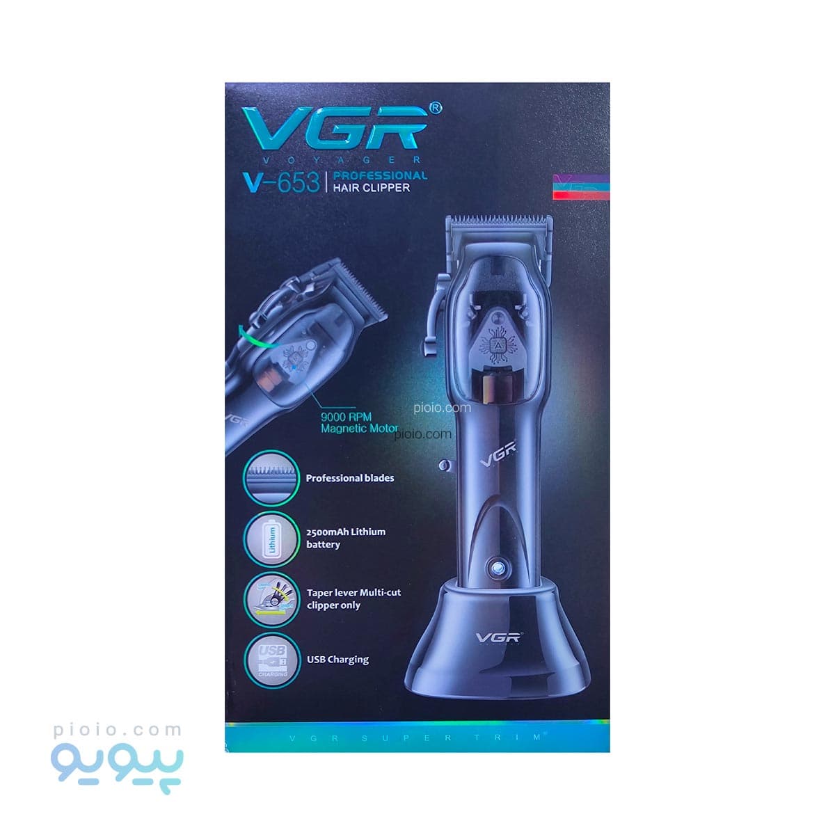 ماشین اصلاح سر و صورت VGR آیتم V-653
