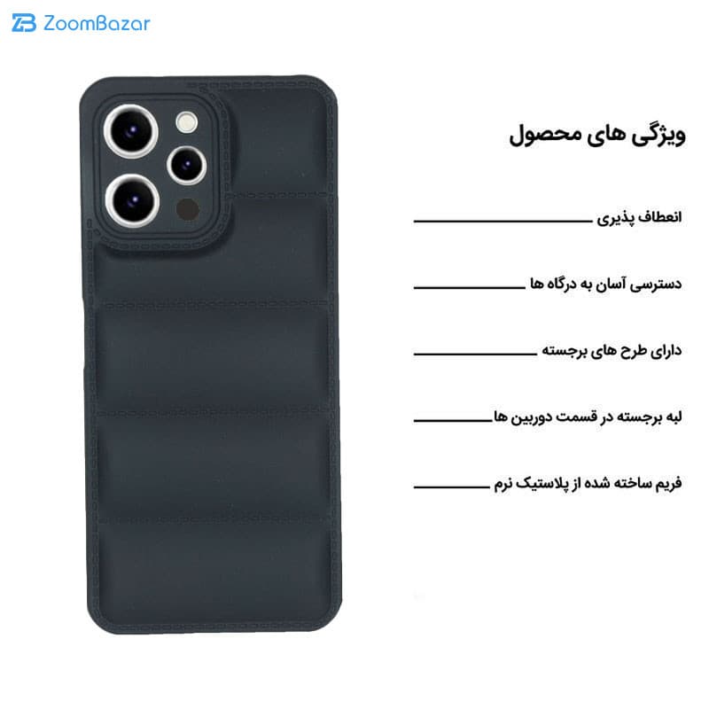 قاب اپیکوی مدل Puffy Puffer مناسب برای گوشی موبایل شیائومی Redmi 12 — تصویر ۴