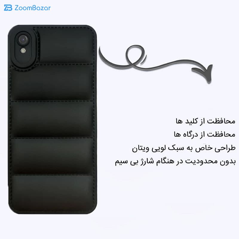 قاب اپیکوی مدل Puffy Puffer مناسب برای گوشی موبایل شیائومی Redmi 9A — تصویر ۴
