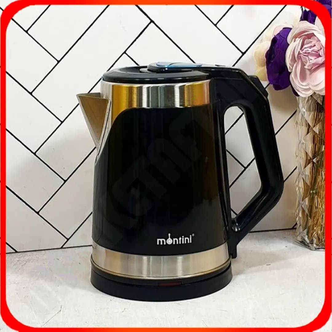 کتری برقی 2 لیتر مدل PANDA20 مشکی 1500 وات مونتینی