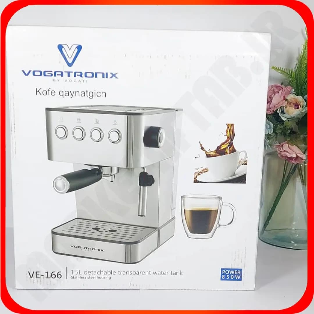 اسپرسوساز 20 بار مدل VE-166 ووگاتی