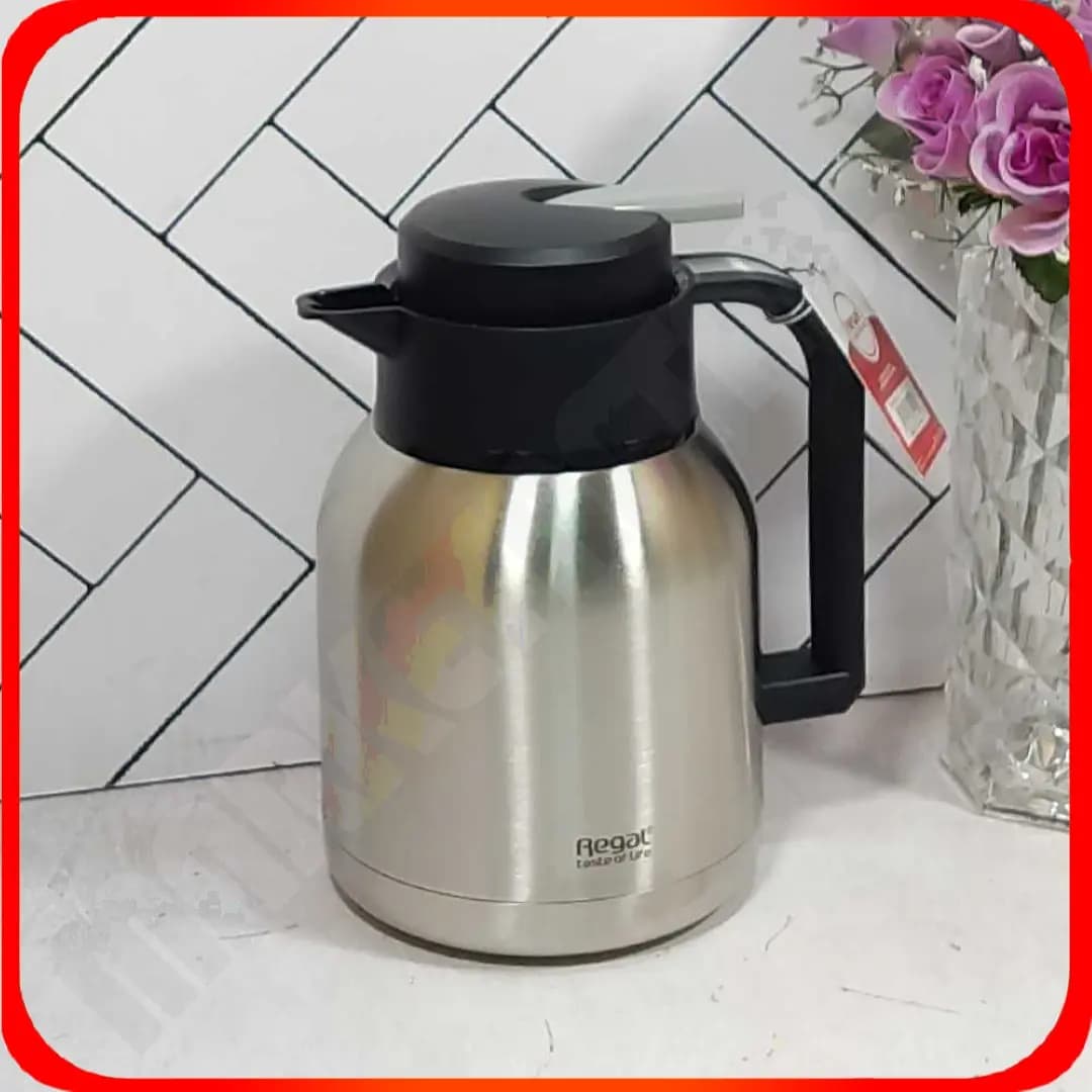 فلاسک 1/5 لیتر استیل دکمه دار TSC01P ریگال