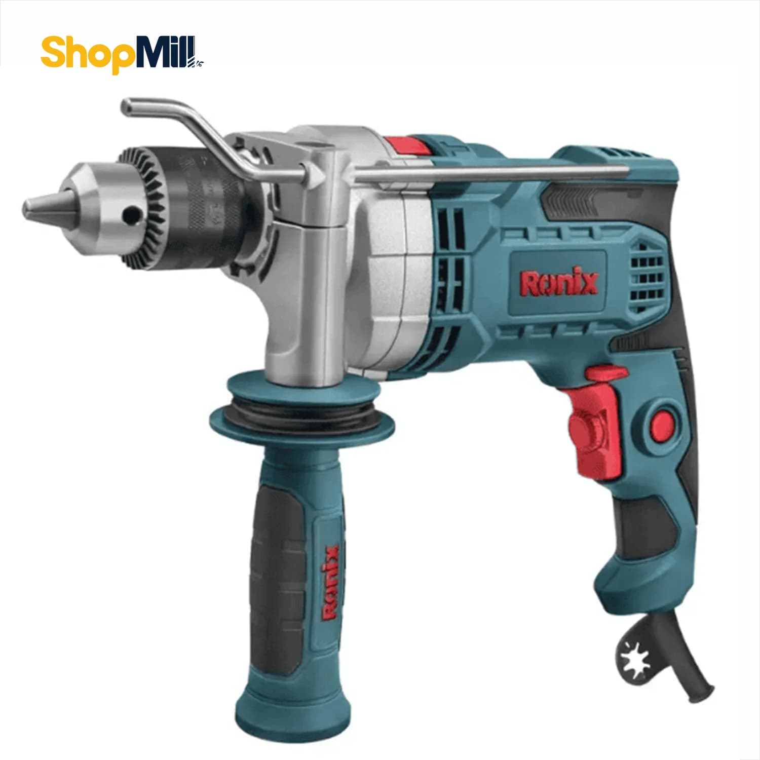 دریل 13 میلیمتری چکشی نیم تنه فلزی رونیکس مدل 2290