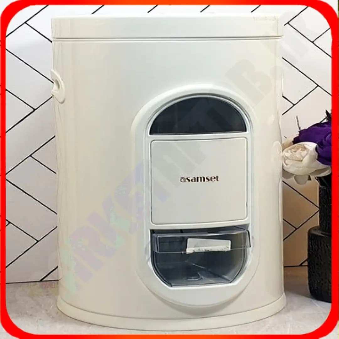 جا برنجی 10 کیلویی پیمانه دار سفید 40107028 سام ست