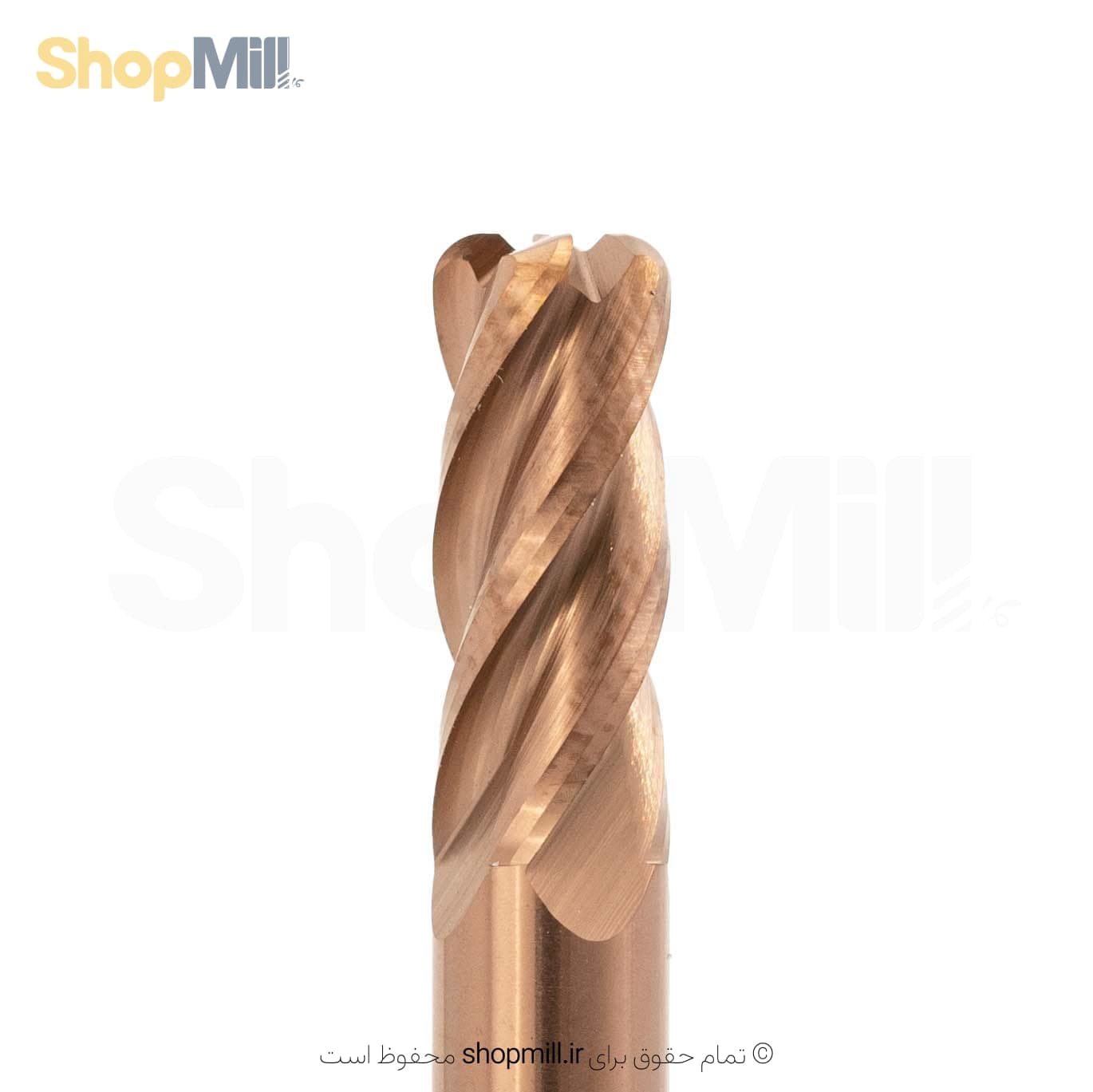 فرز انگشتی الماس (کارباید) 5 تیپ R1 طول 50 ویلور (WILOR) مدل D5*R1*13*50-4F-55HRC — تصویر ۲