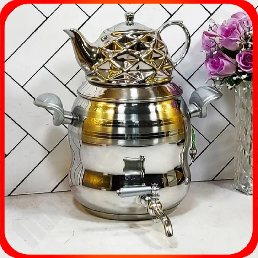 کتری قوری طرح مشک استیل دسته باکالیت اینترناسیونال