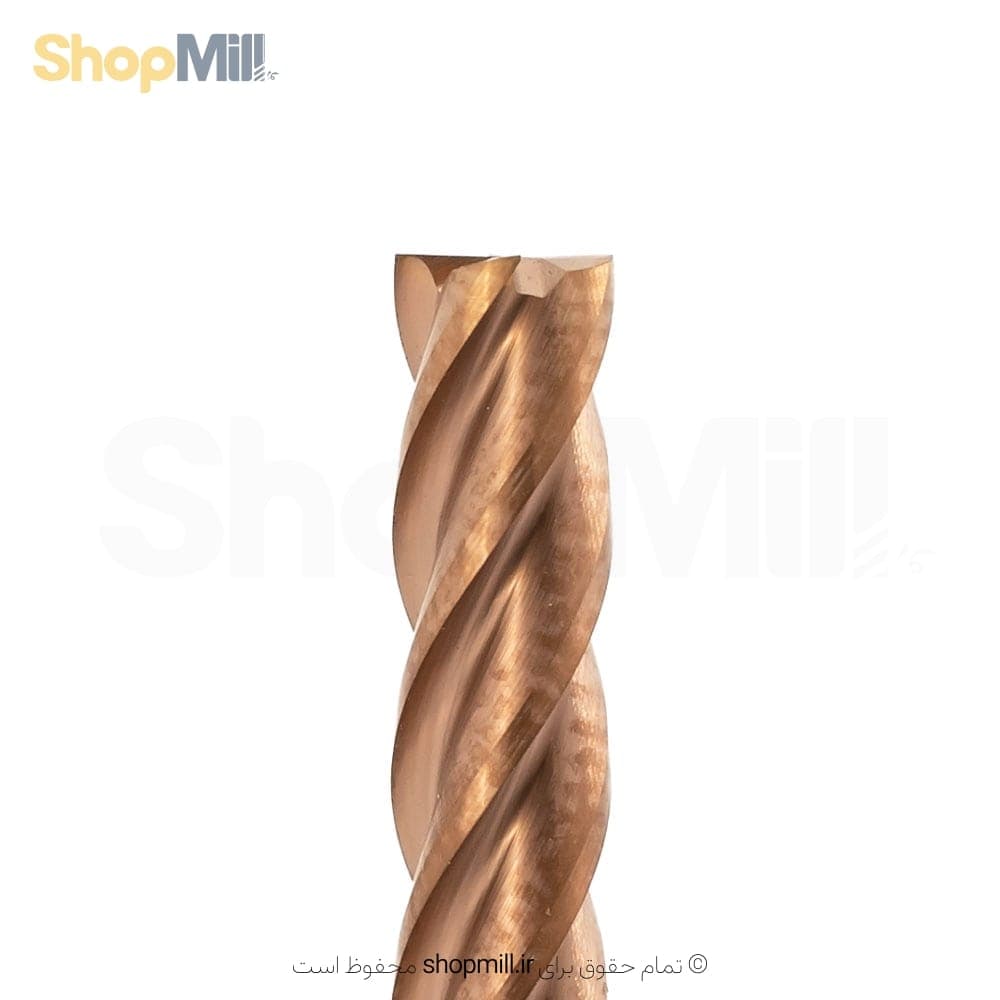 فرز انگشتی الماس 4 ویلور مدل 4F-D4*20*6*50-55HRC — تصویر ۲