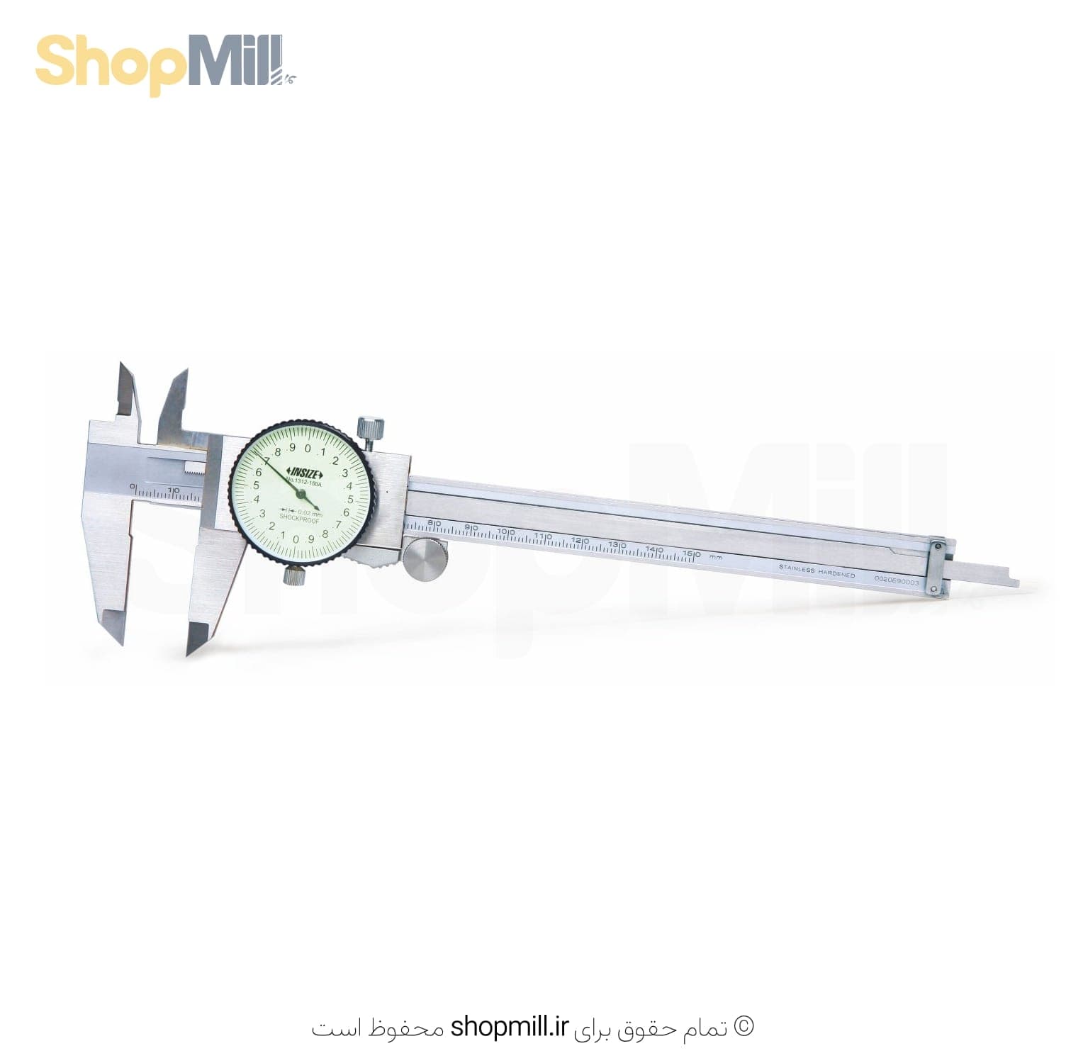 کولیس ساعتی اینسایز(Insize) 20 سانتی متر مدل 200-1311