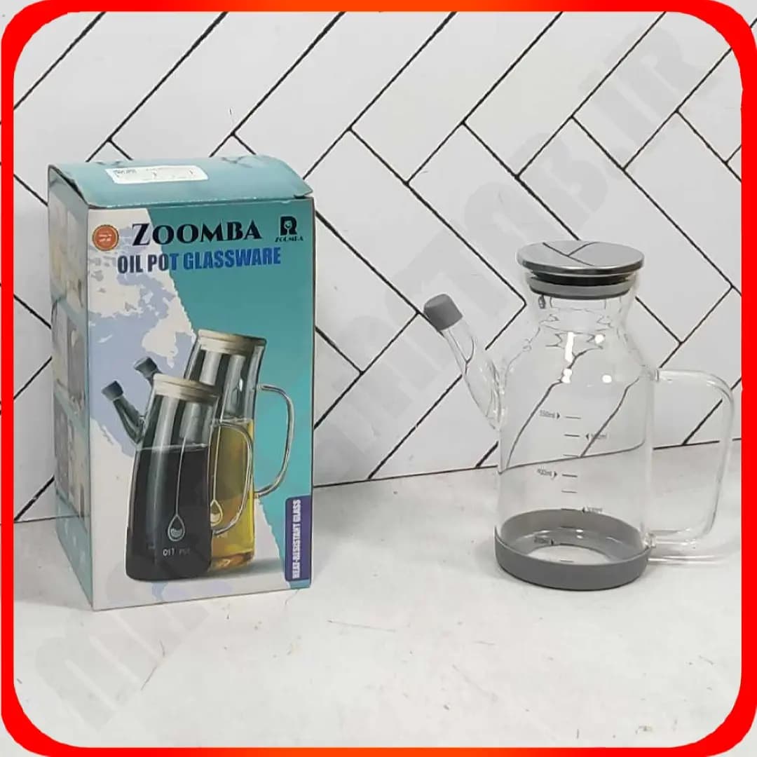 روغن ریز کف سیلیکون درب استیل حجم 550 میل زومبا