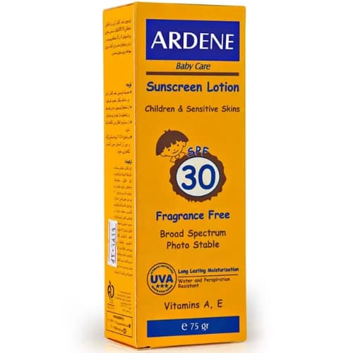 لوسیون ضد آفتاب بچه آردن SPF30 — تصویر ۳