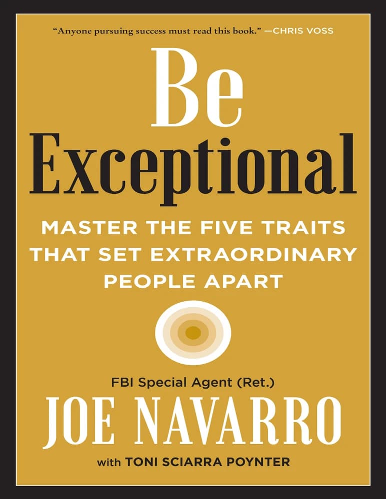 کتاب استثنایی باشید (Be Exceptional) نسخه انگلیسی PDF | جو ناوارو