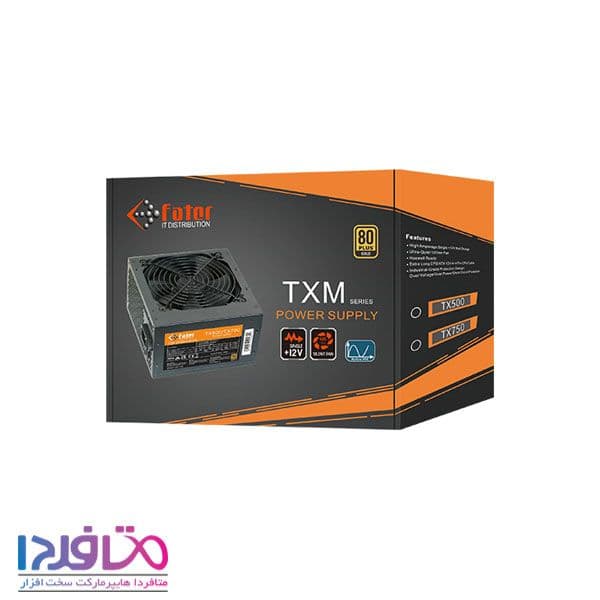 پاور 500 وات فاطر مدل TX500M — تصویر ۲