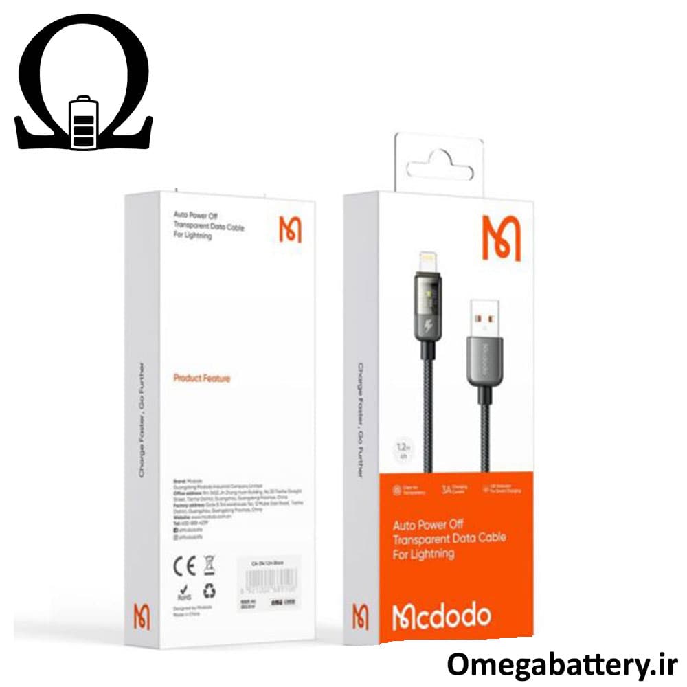 کابل آیفونی لایتنینگ نمایشگردار MCDODO CA-3140