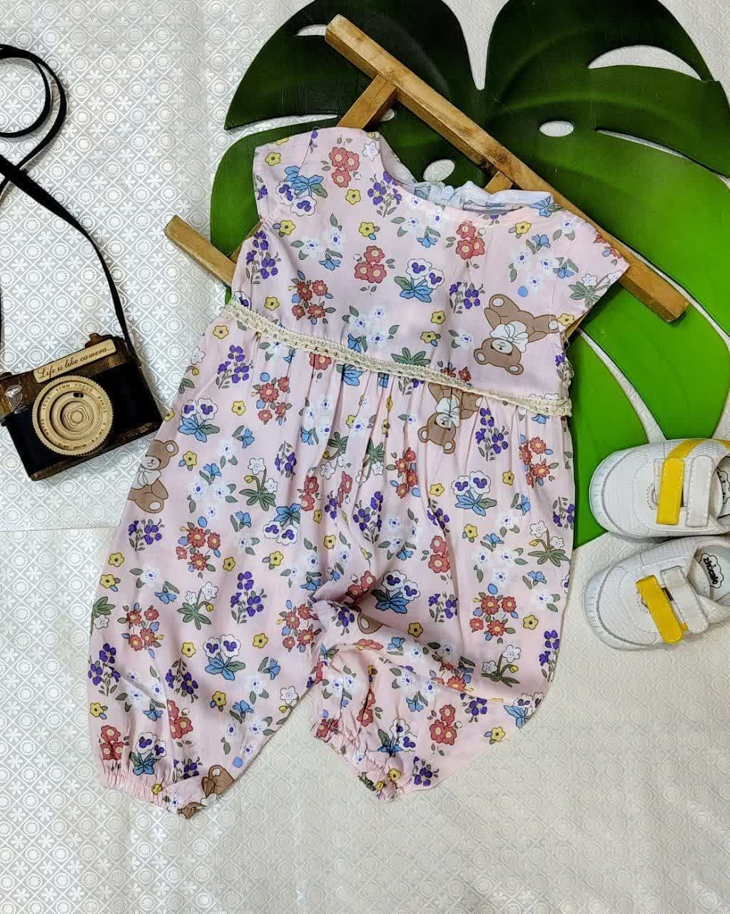 سرهمی ساحلی دخترانه طرح دار — تصویر ۵