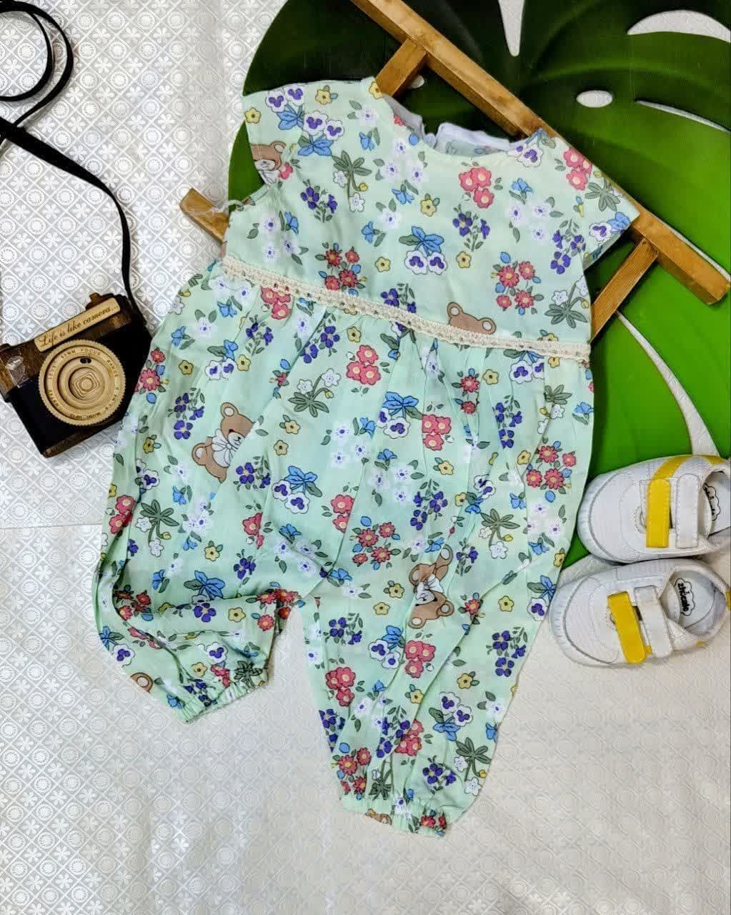 سرهمی ساحلی دخترانه طرح دار — تصویر ۳