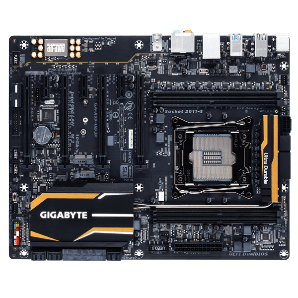 باندل مادربرد گیگابایت استوک Bundell Gigabyte MB X99-UD3P+ intel i7 — تصویر ۸
