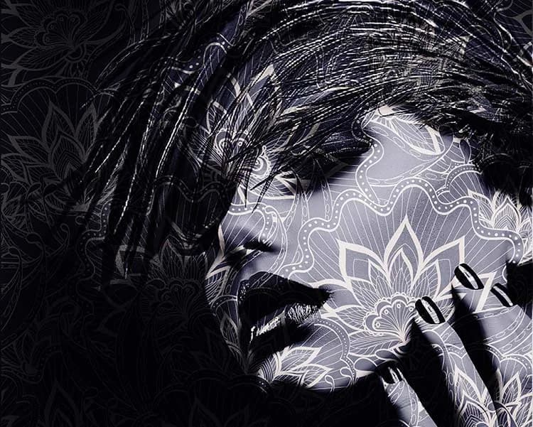 پوستر دیواری مد و فشن طرح چهره دختر