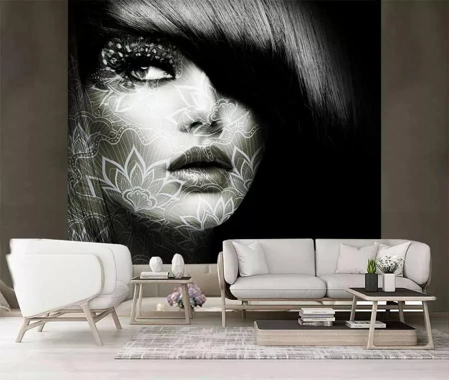 پوستر دیواری چهره موکاپ — تصویر ۲