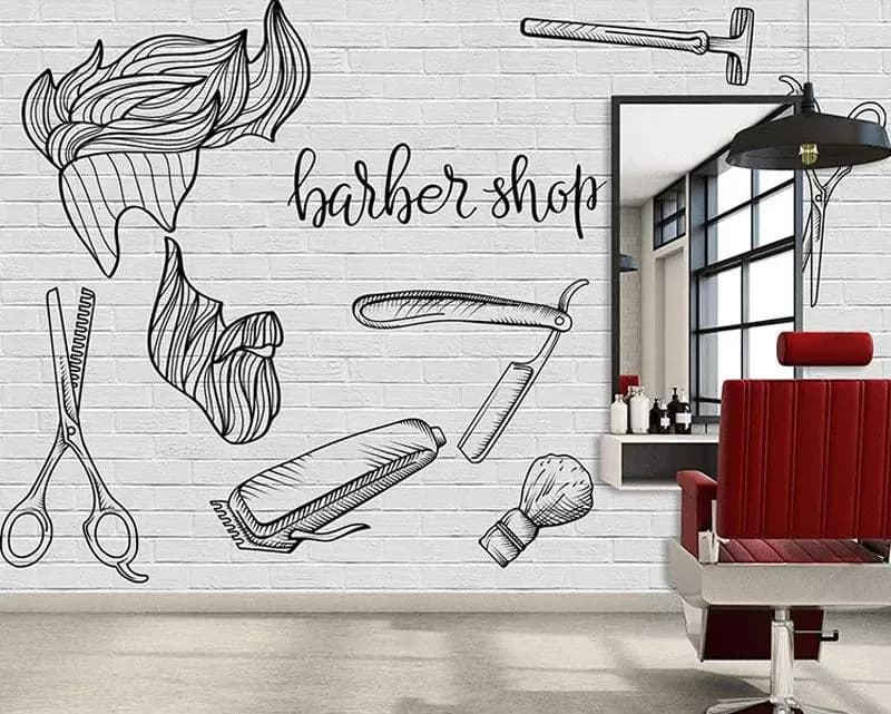 پوستر دیواری مد و فشن Barber shop — تصویر ۲
