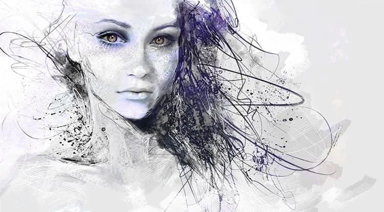 پوستر دیواری طرح چهره فشن