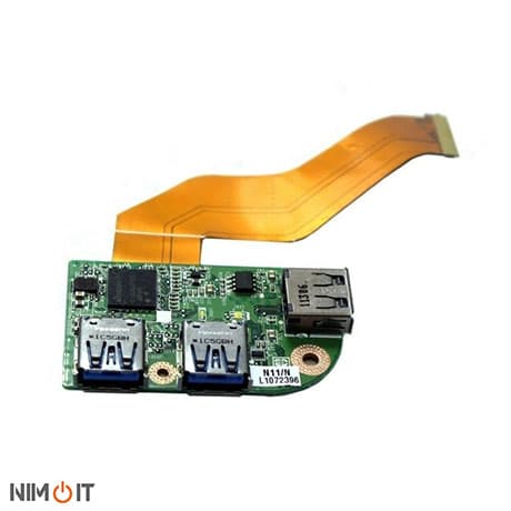 برد صدا و یو اس بی لپ تاپ Dell XPS 17 L702X L701X USB 3.0 Port Board W/ Cable