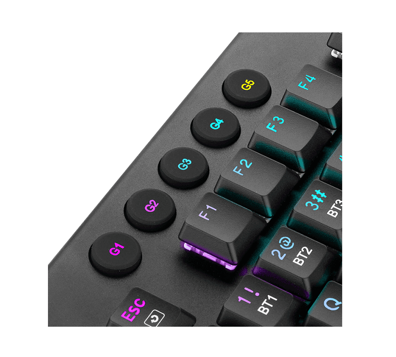 کیبورد بی سیم مکانیکال گیمینگ ردراگون Redragon K618 Horus RGB — تصویر ۵