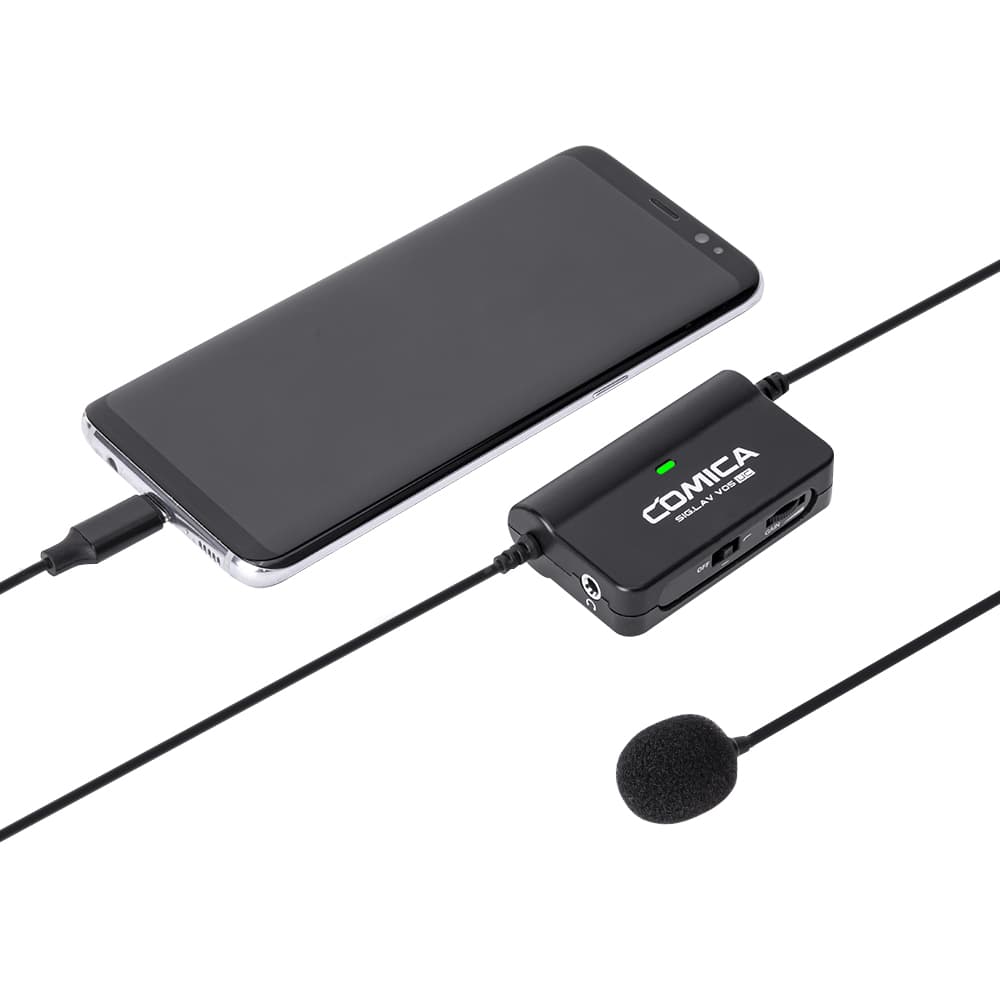 میکروفون یقه ای تایپ سی کامیکا Comica SIG.LAV V05 UC — تصویر ۲