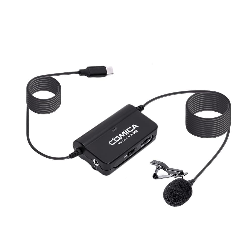 میکروفون یقه ای تایپ سی کامیکا Comica SIG.LAV V05 UC