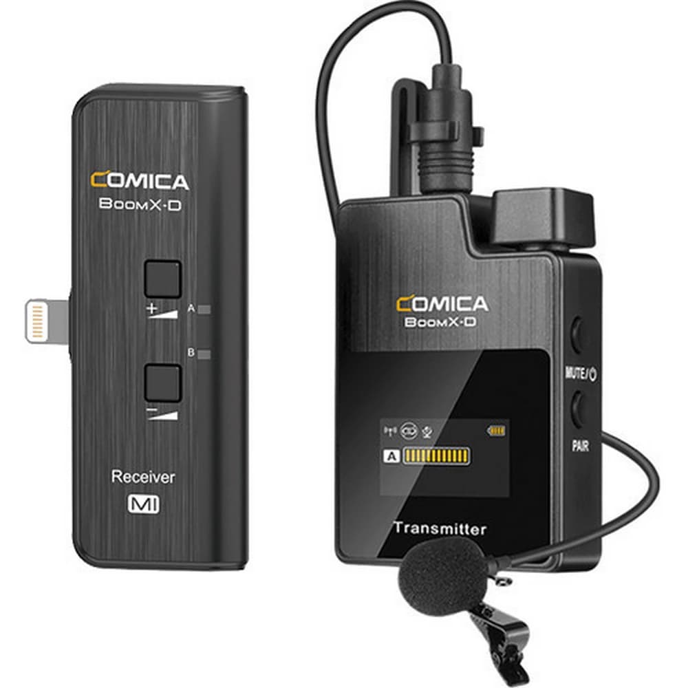 ست میکروفون بی سیم آیفونی کامیکا COMICA BoomX-D MI1 — تصویر ۲