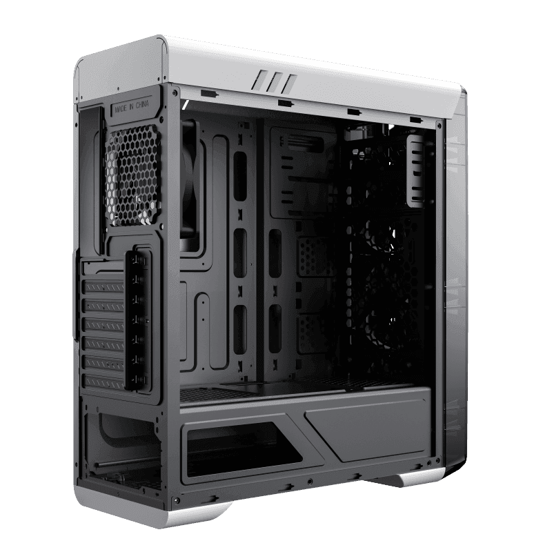 کیس گیمینگ گیم‌ مکس GameMax MoonLight White FRGB — تصویر ۳