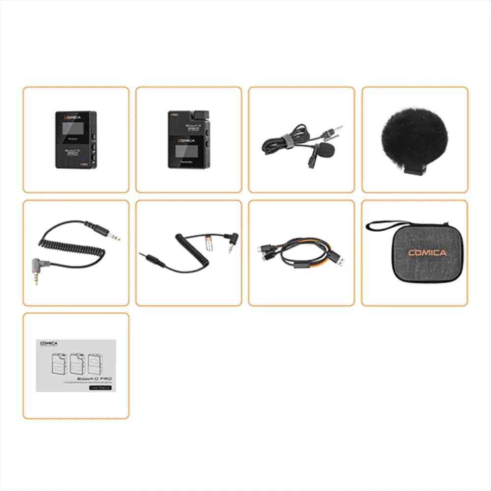 فرستنده میکروفون بی سیم کامیکا مدل Comica BoomX-D Pro TX — تصویر ۲