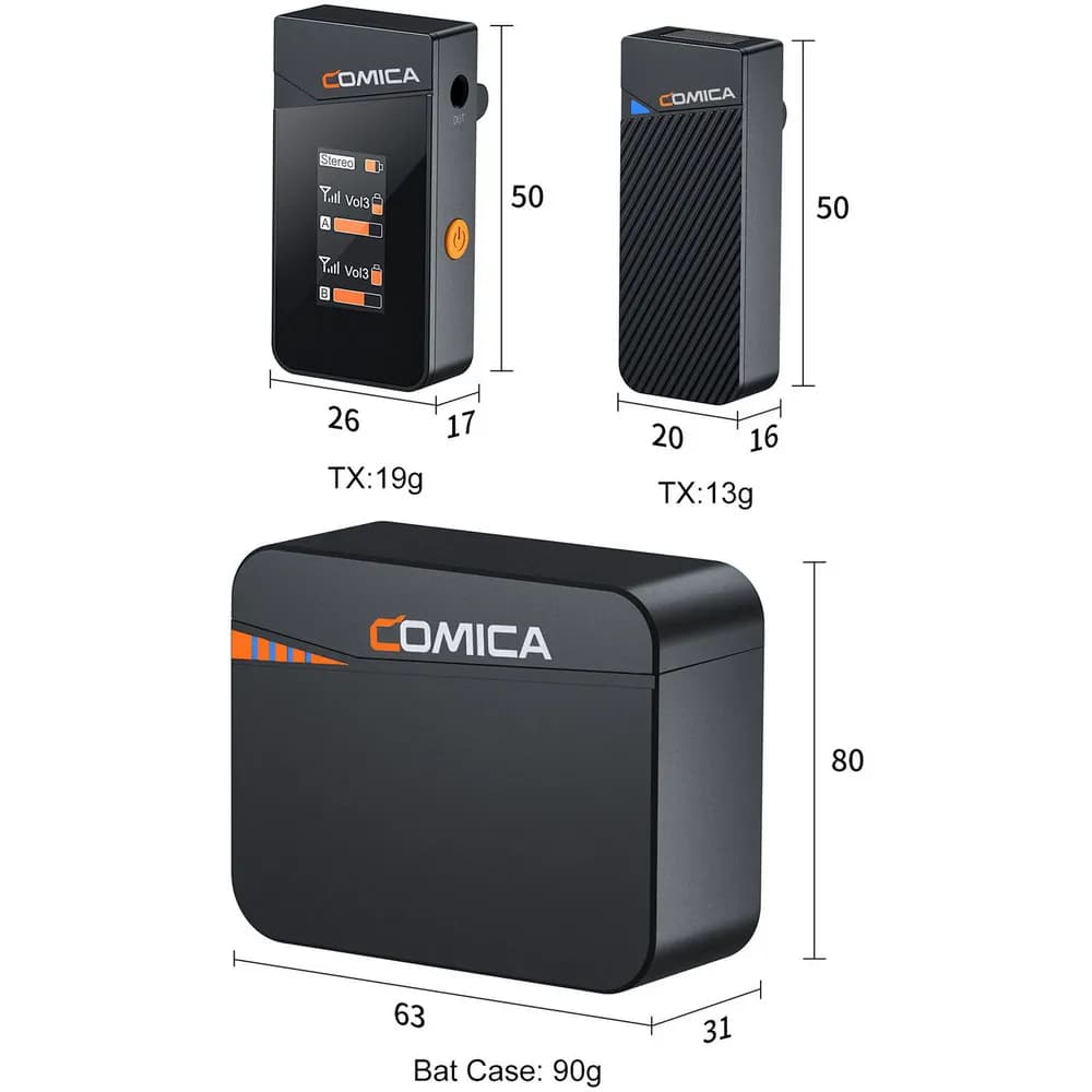 میکروفون بی سیم کامیکا COMICA Vimo C3 — تصویر ۸
