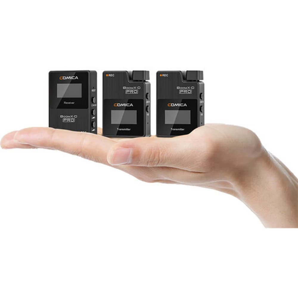 ست میکروفون بی سیم کامیکا COMICA BoomX-D Pro D2 — تصویر ۷