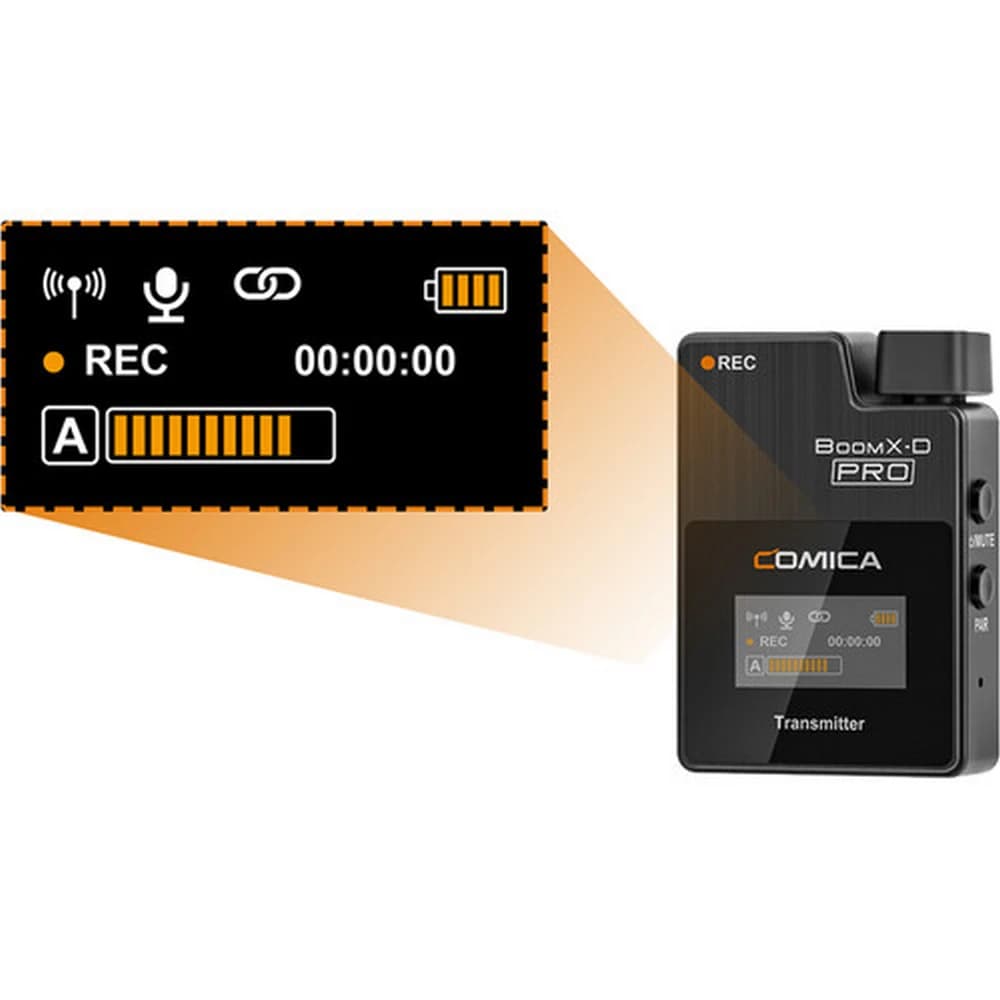 ست میکروفون بی سیم کامیکا COMICA BoomX-D Pro D2 — تصویر ۸